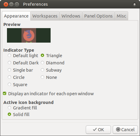 Dock prefs