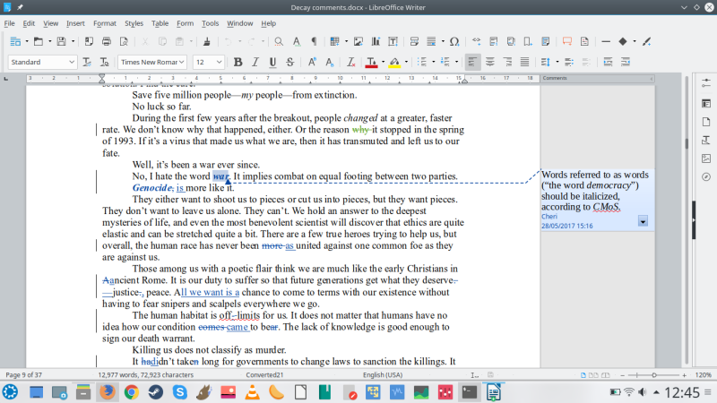 Good DOCX support