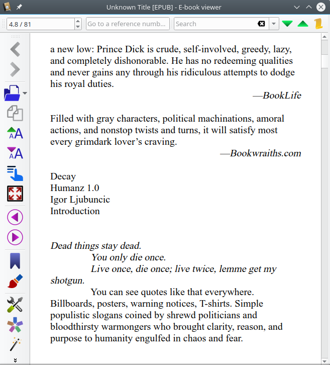 ePUB, results