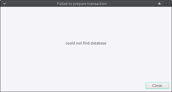 DB issue