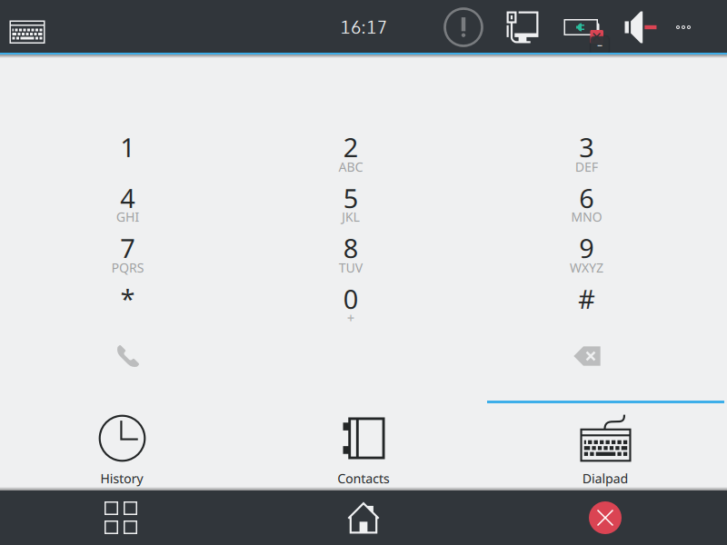 Dial pad