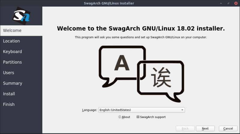 Calamares installer, different theme