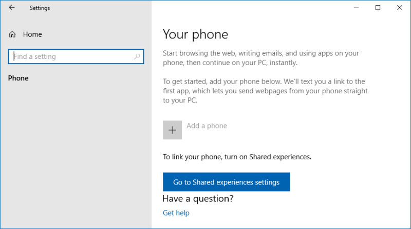 Phone sharing