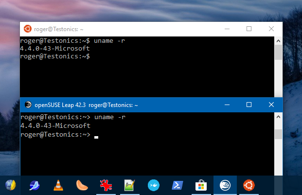 OpenSUSE & Ubuntu together