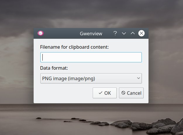 GwenView, cumbersome copy & paste