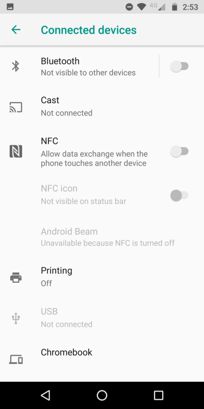 Connected devices
