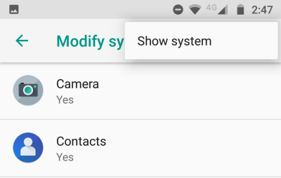 Show system
