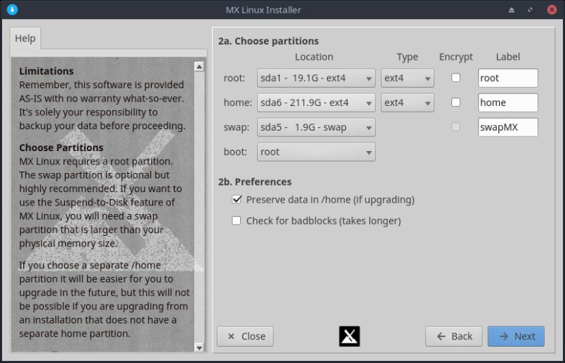 Partitions