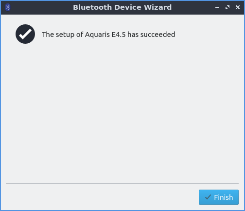 Bluetooth paired worked