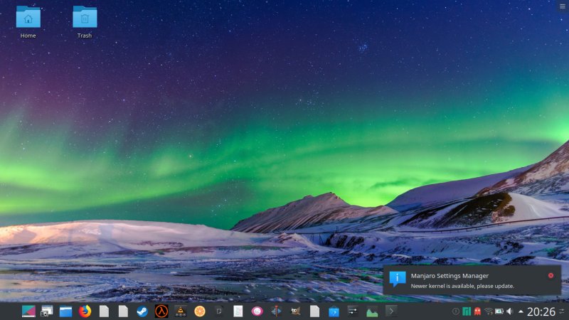 Desktop, installed