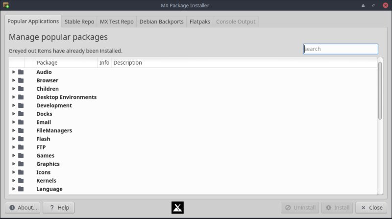 Package Installer
