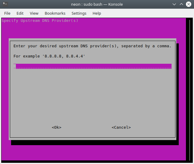 DNS setup