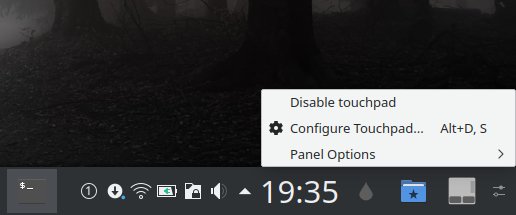 Touchpad control