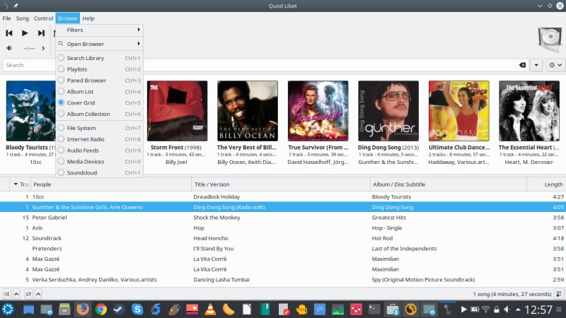 Main interface, layouts