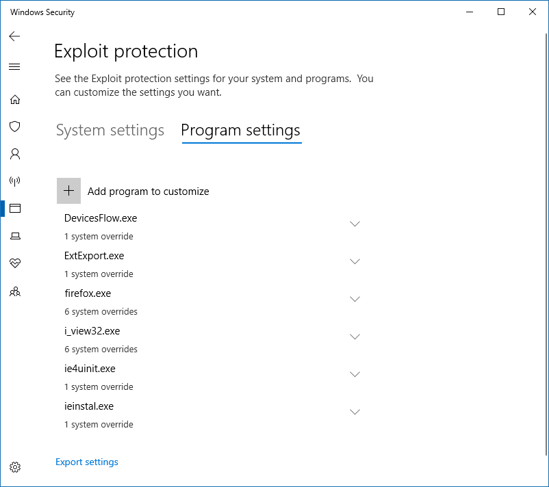 Exploit Protection