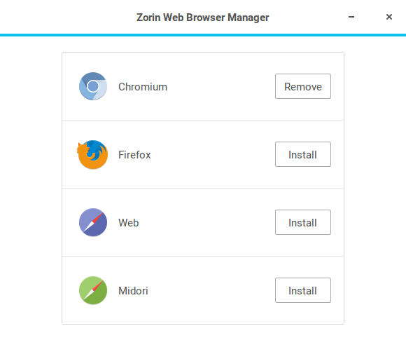 Browser manager