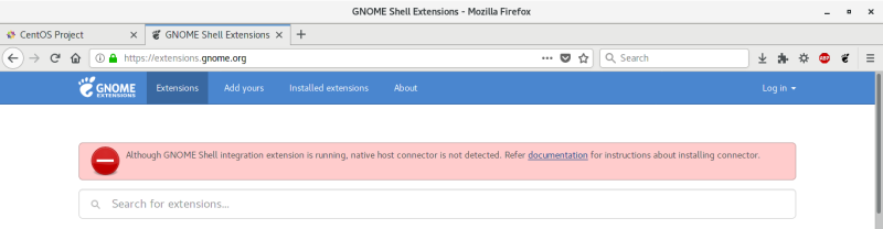 Native host connector is missing