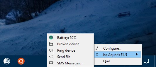 Right-click, system area options