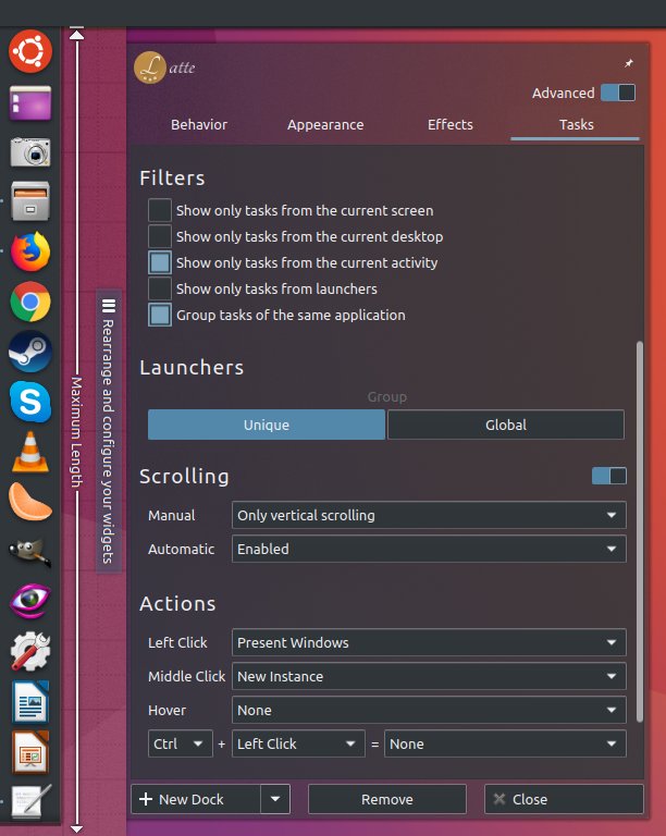 Vertical scrolling