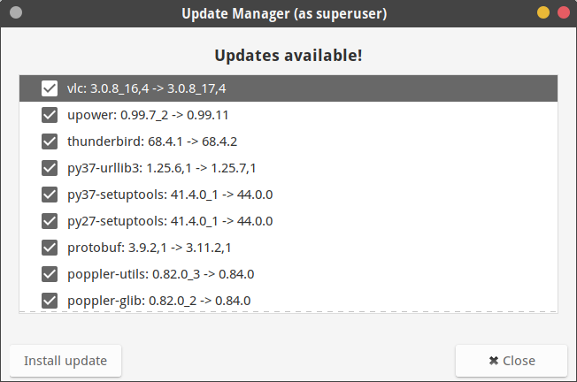 Updates