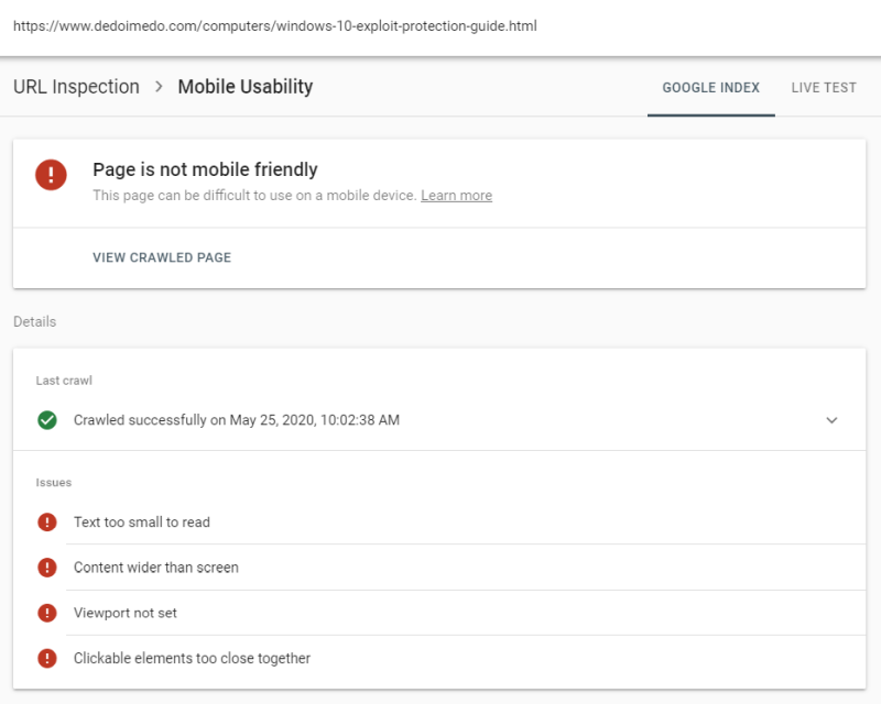 Mobile friendly 1