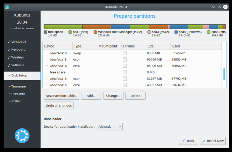 Partitions, no labels