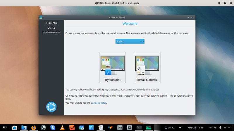 VM running