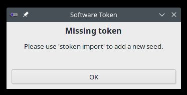 Stoken error