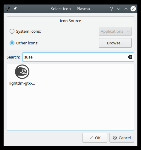 Dark menu icon