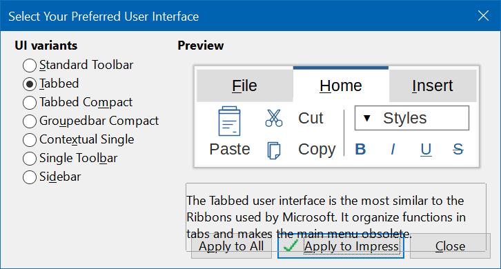 Layouts, visual artifacts