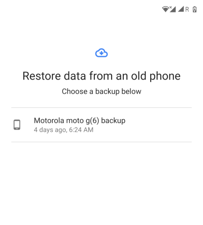 Backup & restore