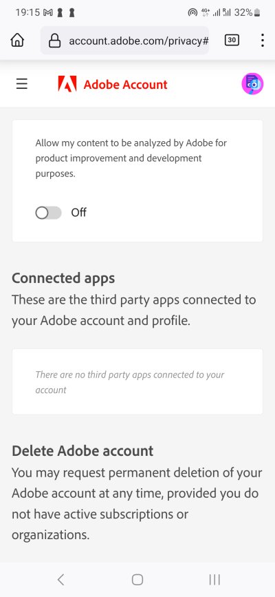 Adobe account 2