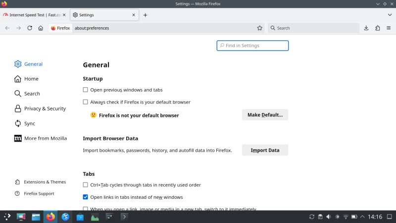 Default browser