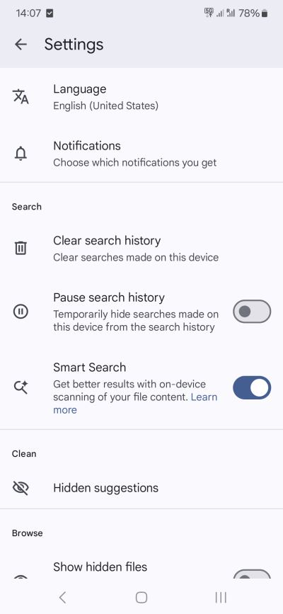 Smart search