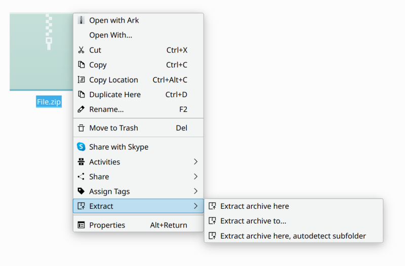 No compress option