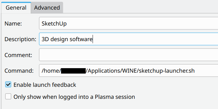 Script as application launcher