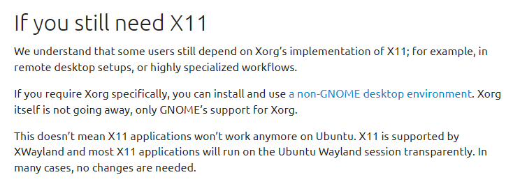 Ubuntu announcement