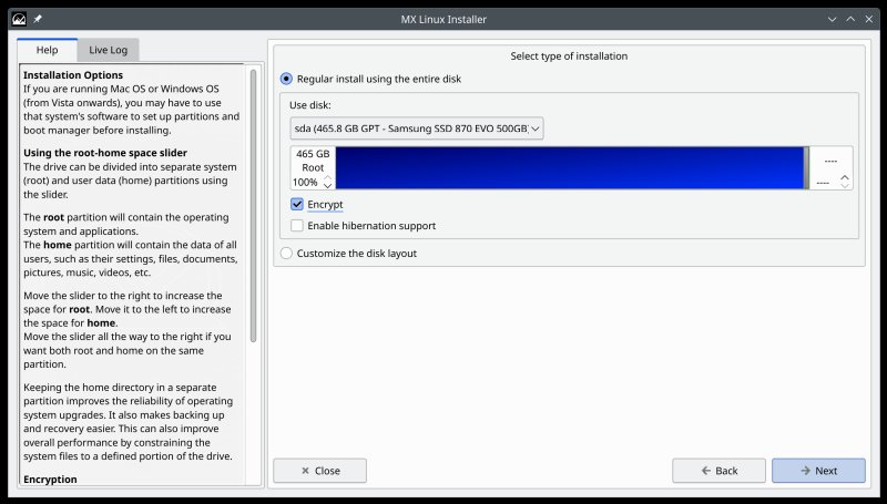 Disk encryption