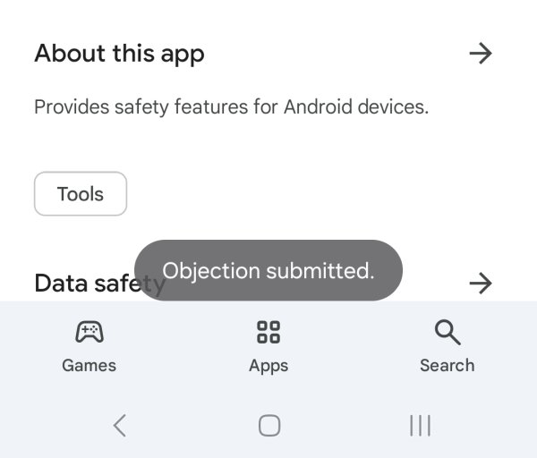 Feedback sent, flagged