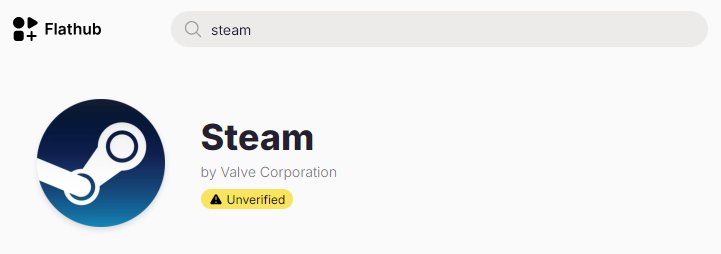 Steam on FlatHub