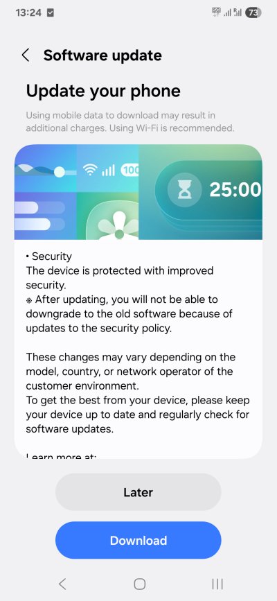 Phone update