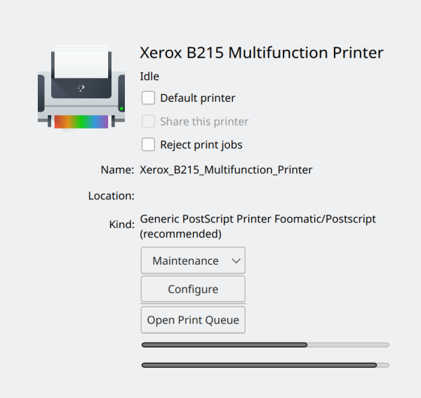 Printer finally works