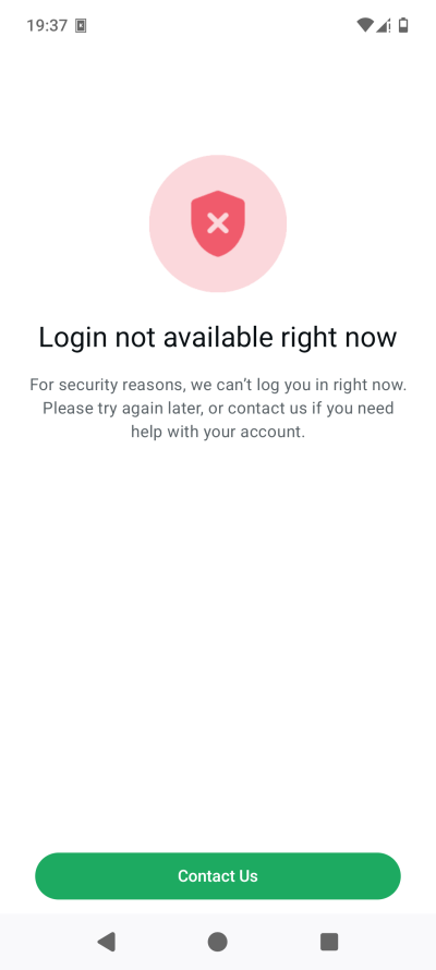 Whatsapp error