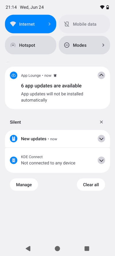 App updates