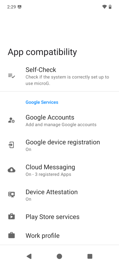 App compatibility