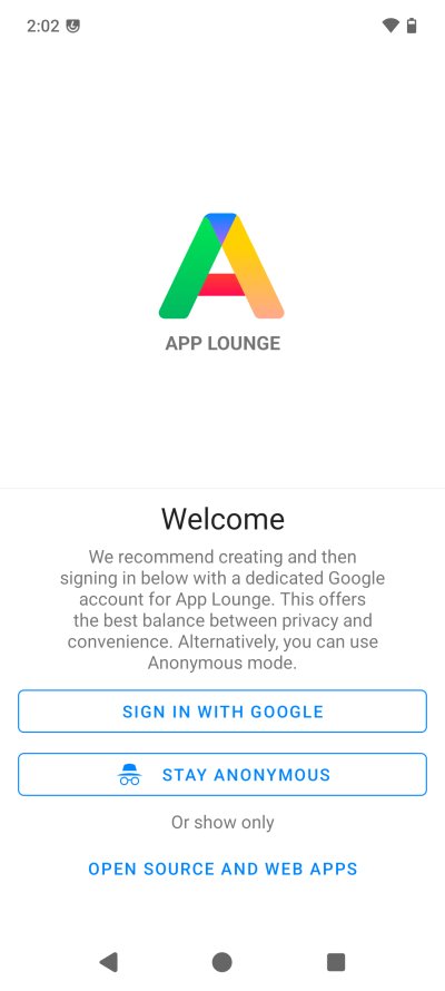 App Lounge login