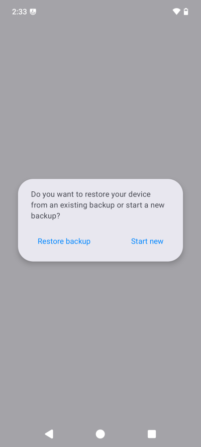 Backup