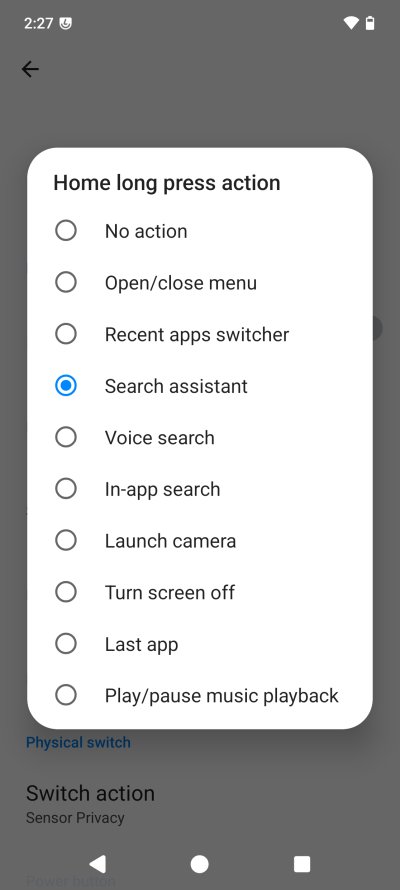 Home button
