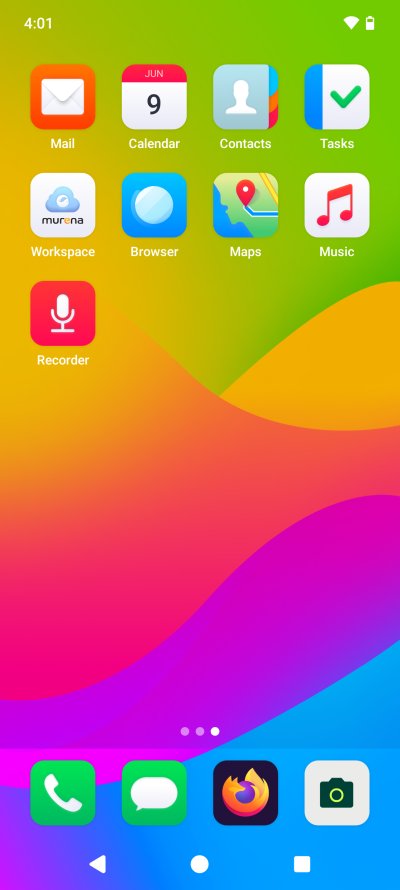 Second home screen