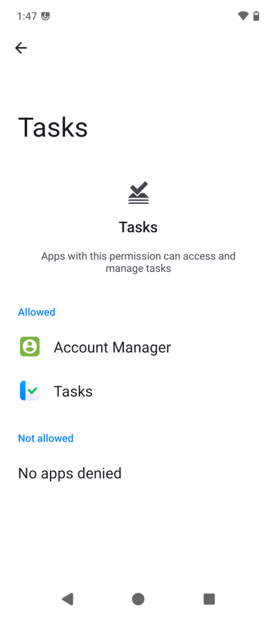 Tasks